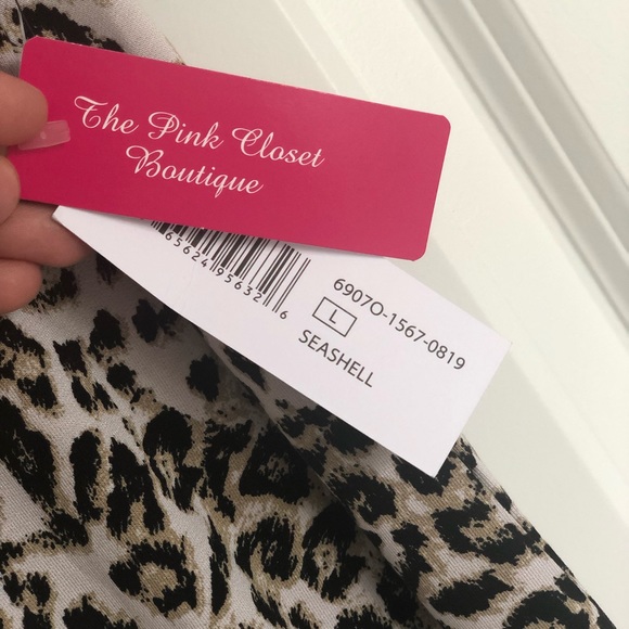 Animal Print T-shirt Dress - L - Picture 5 of 10